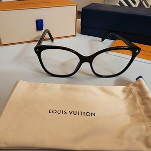 Louis Vuitton Black Cat-Eye Glasses